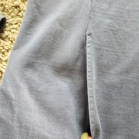 Eileen Fisher 100% Cotton Hidden Button Jacket Size M Color Periwinkle - Picture 7 of 14